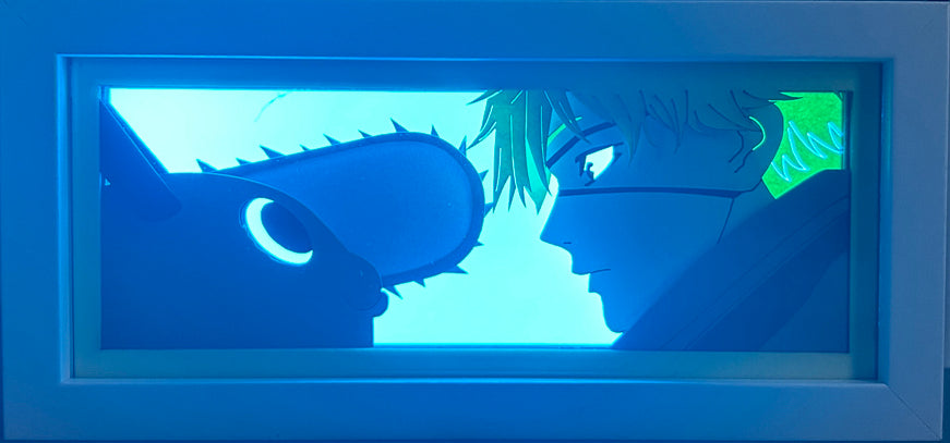 Chainsaw Man - Denji & Pochita Light Box (Shipping Calculated At Checkout)