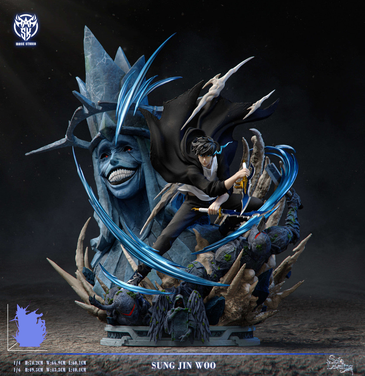 PRE ORDER] Solo Leveling - Mask Studio - Sung Jin Woo Vs The