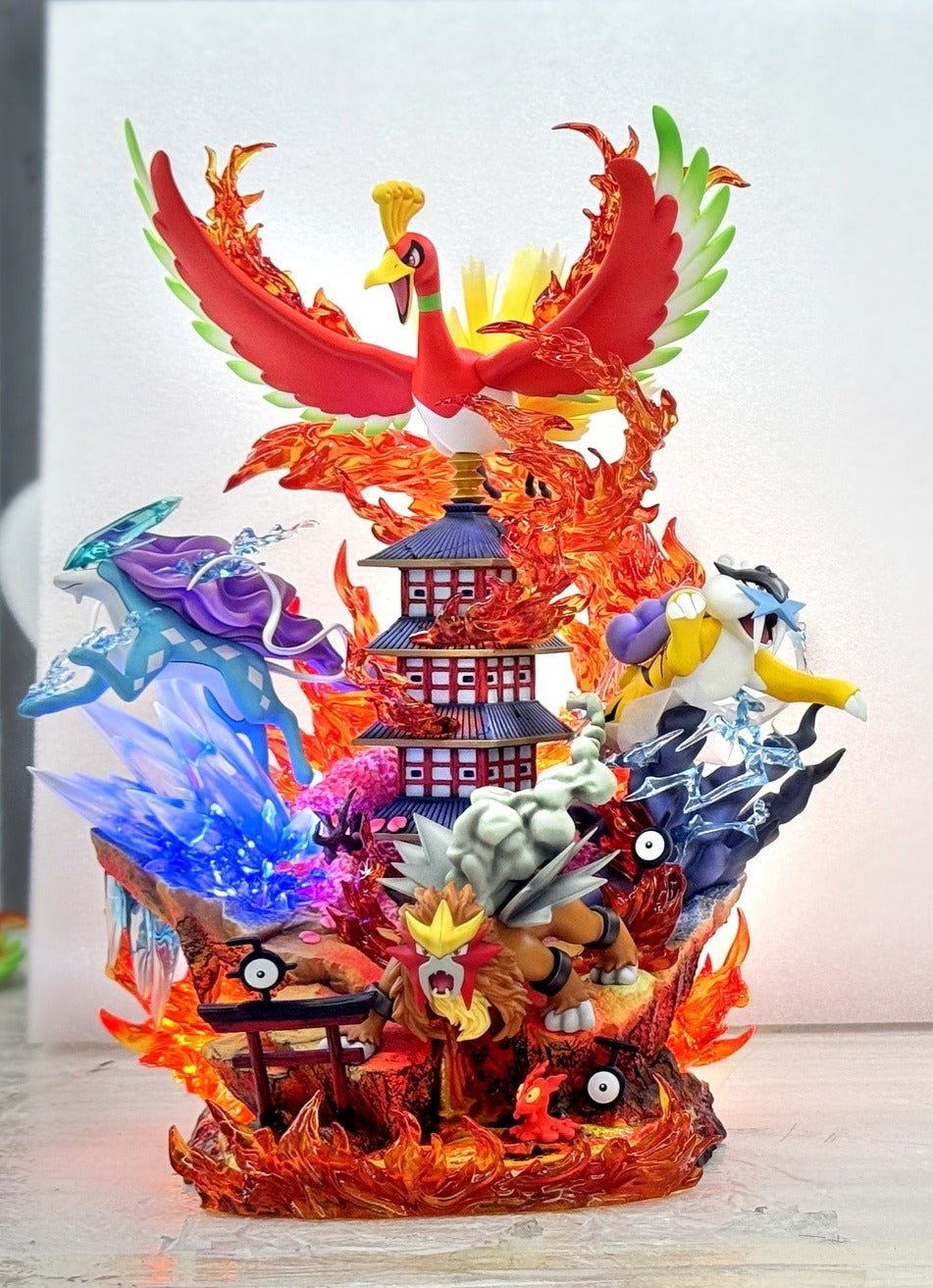 プレミアムPPAP PREORDER] Statue [PPAP] - Raikou & Entei & Suicune & Ho-Oh – POKÉ