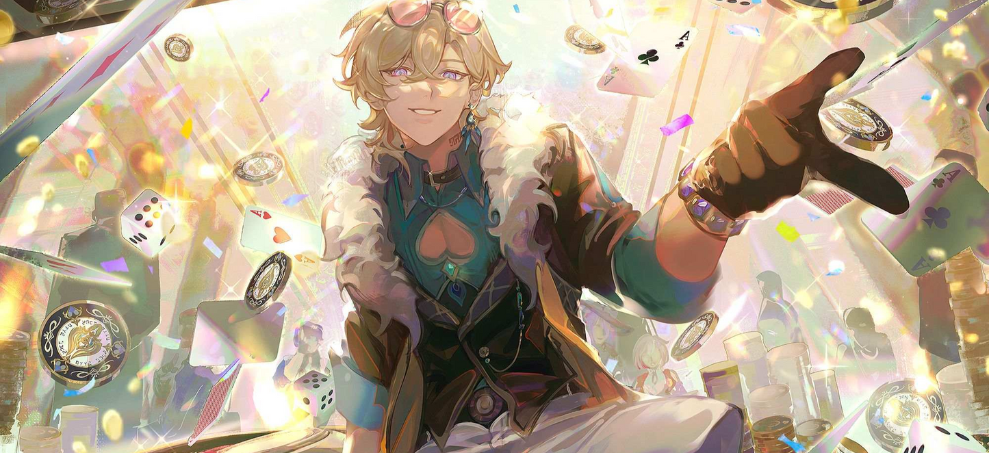 Honkai Star Rail HSR - Aventurine Style 2 Mousepad