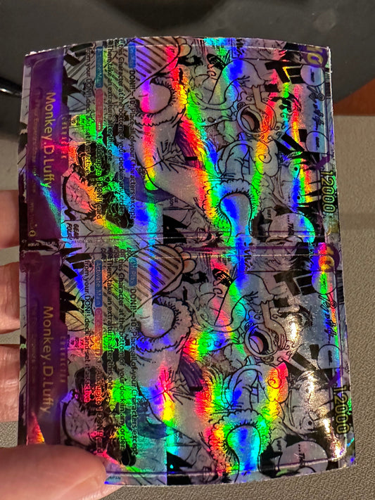 One Piece - OP-05 Nika Luffy Holographic Credit Card Sticker (Please Read Description)