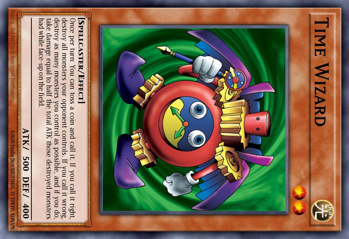 YuGiOh - Time Wizard Credit Card Sticker