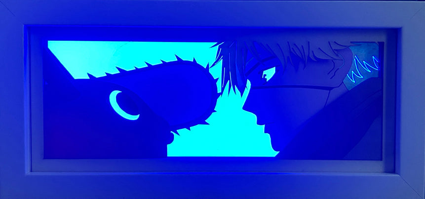 Chainsaw Man - Denji & Pochita Light Box (Shipping Calculated At Checkout)