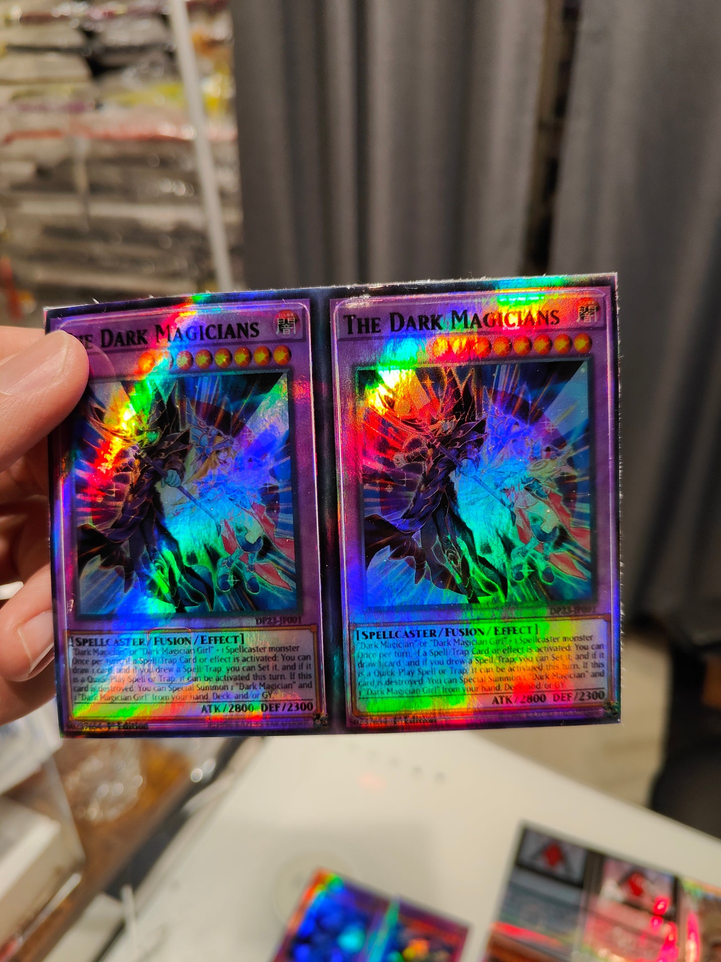 YuGiOh - The Dark Magicians Holographic Credit Card Sticker (Please Read Description)