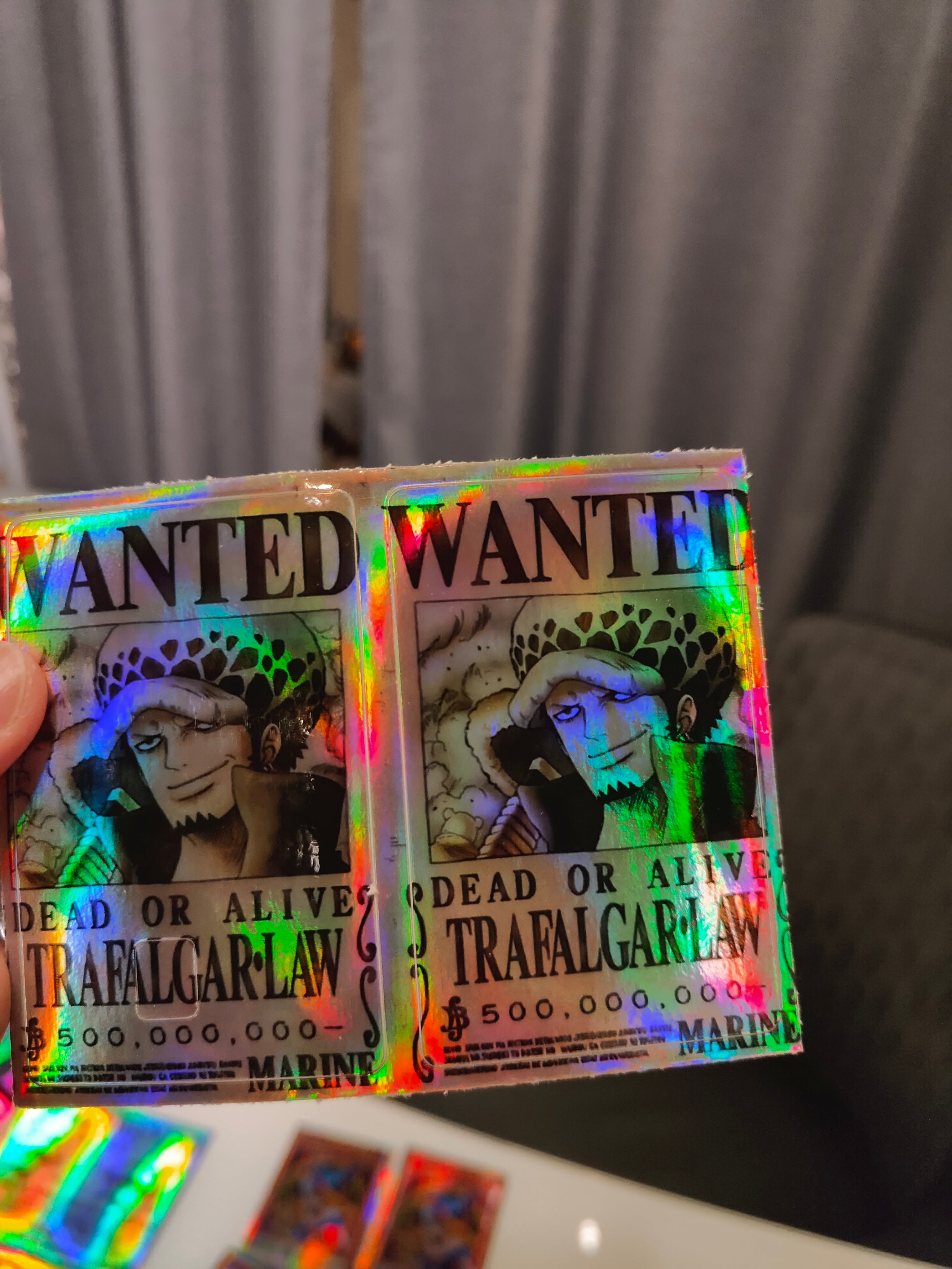 One Piece - Wanted Luffy Credit Card Sticker (Please Read Description) –  flyingraijinotakufactory