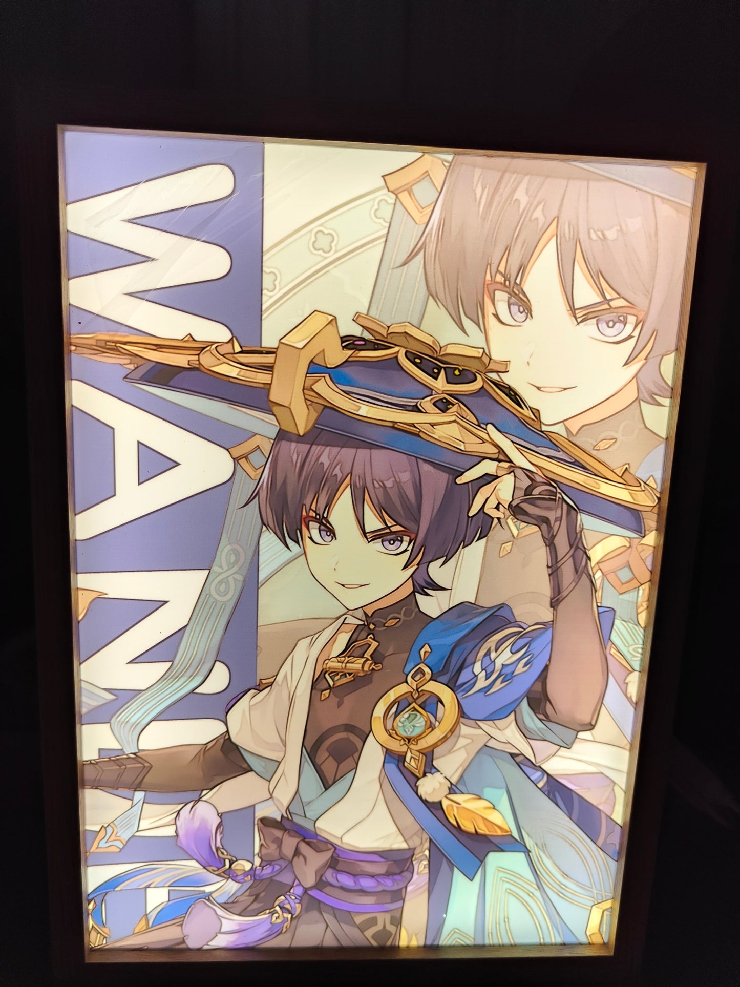 Genshin Impact - Wanderer Style 2 Light Up Frame Art Portrait