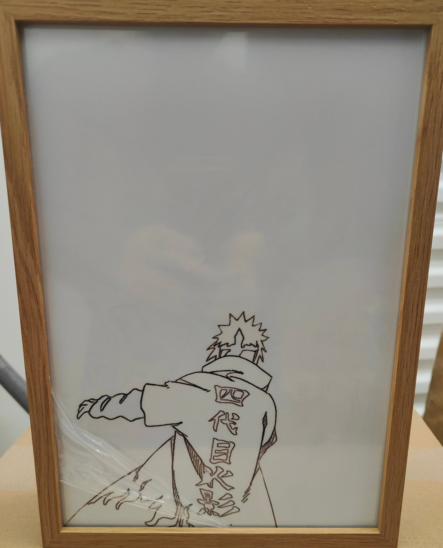 Naruto Shippuden - Minato Light Up Frame Art Portrait