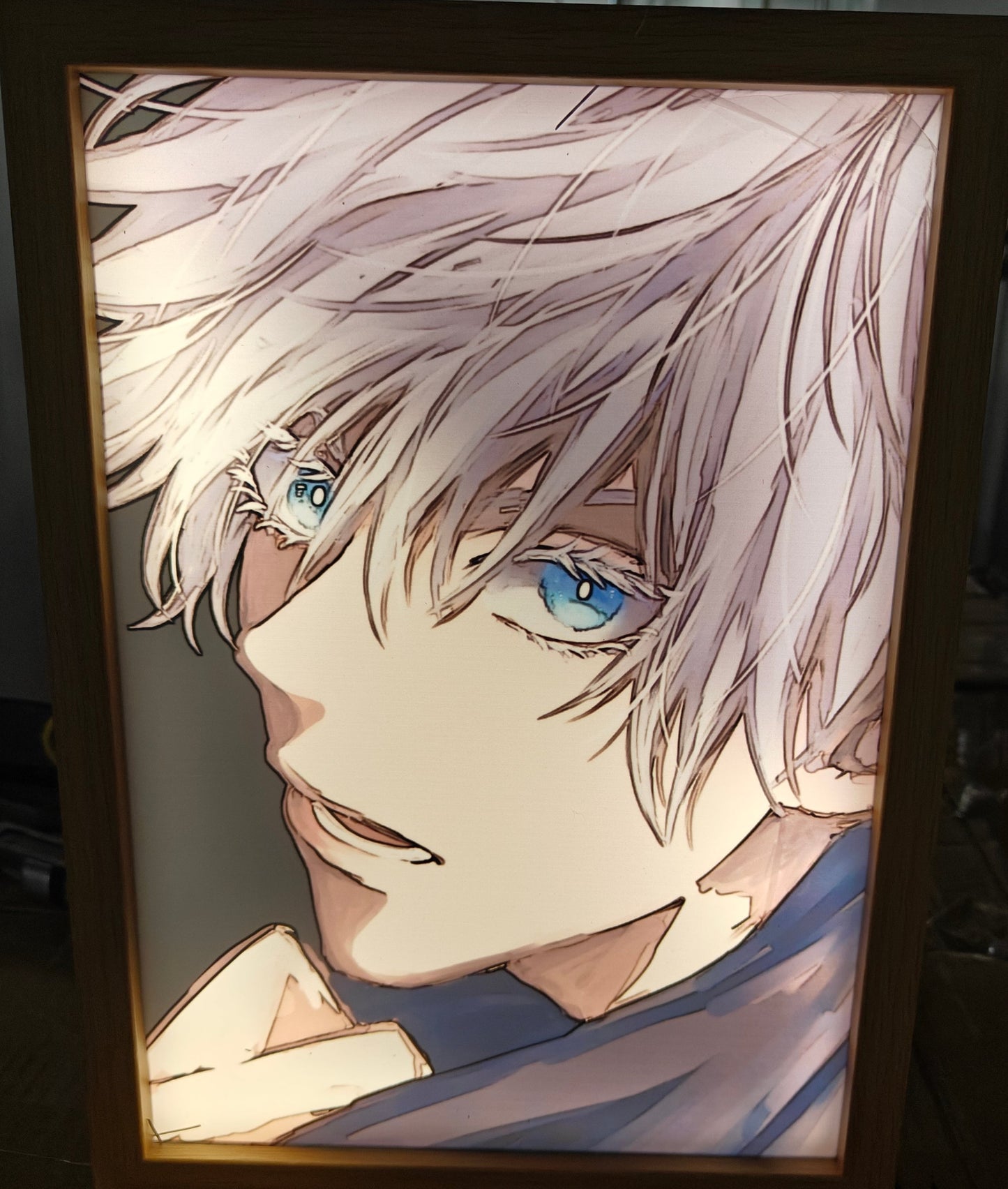 Jujutsu Kaisen - Gojo Style 4 Light Up Frame Art Portrait