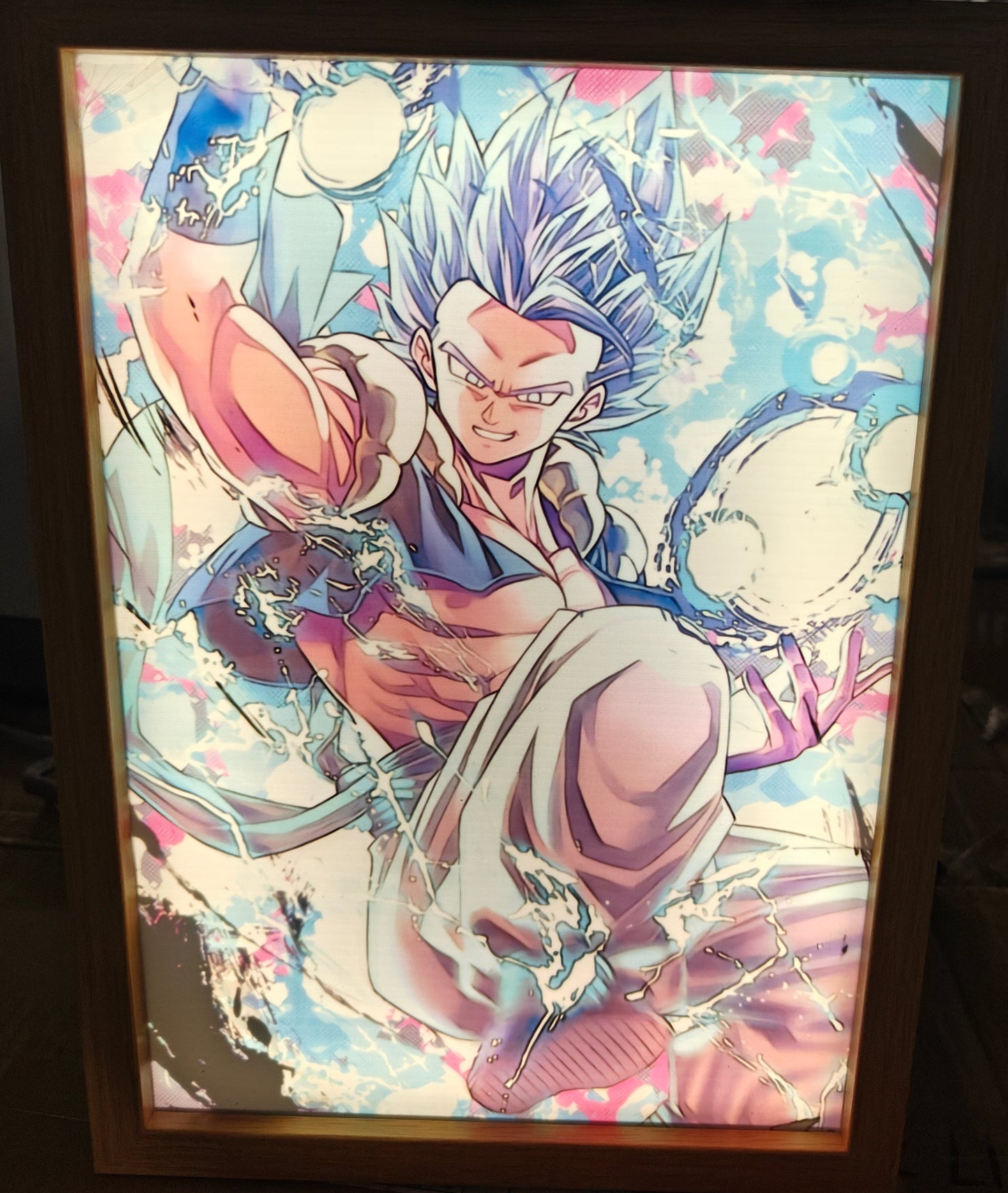 Dragon Ball - Gogeta Light Up Frame Art Portrait