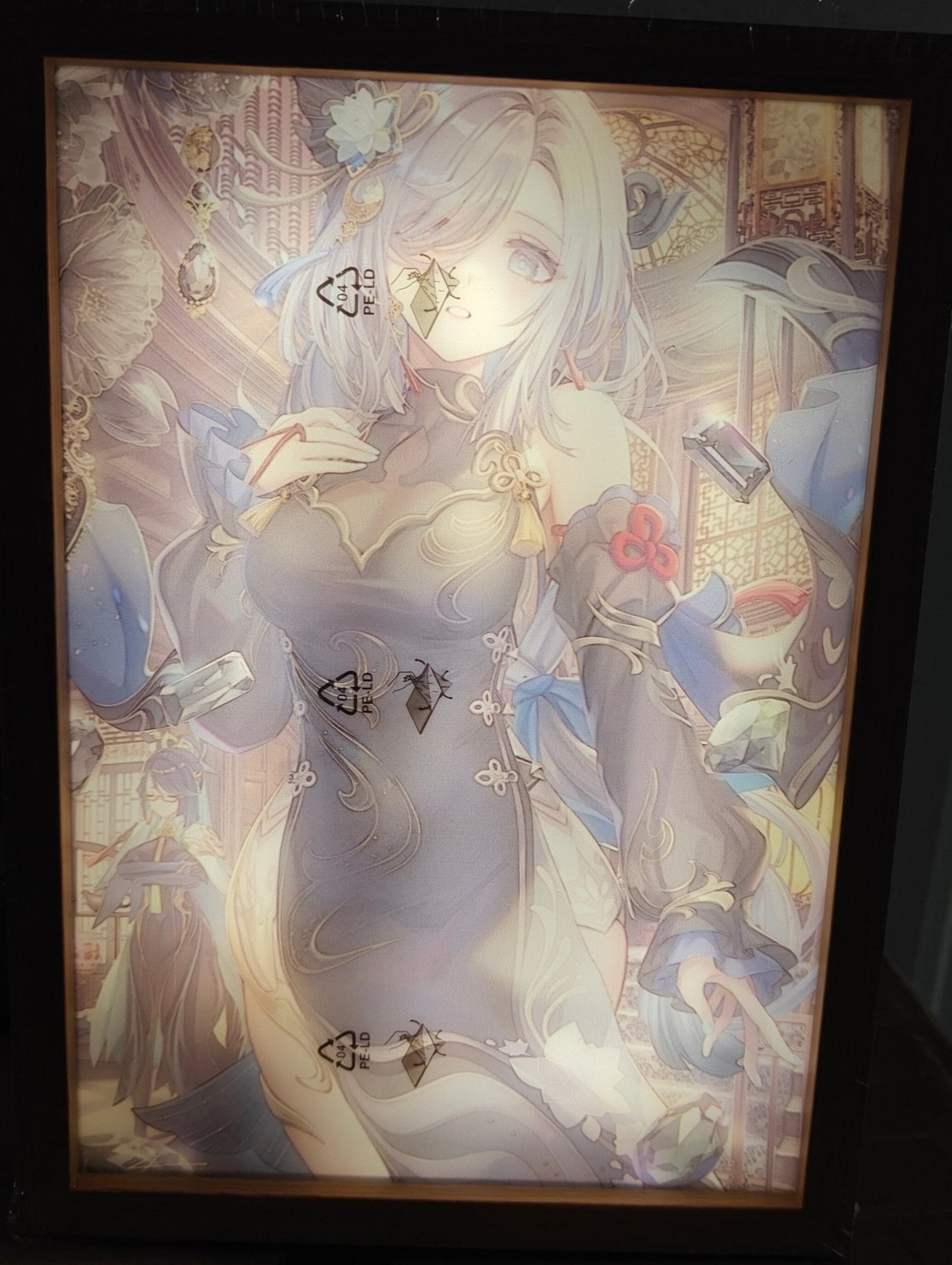 Genshin Impact - Shenhe Style B Light Up Frame Art Portrait