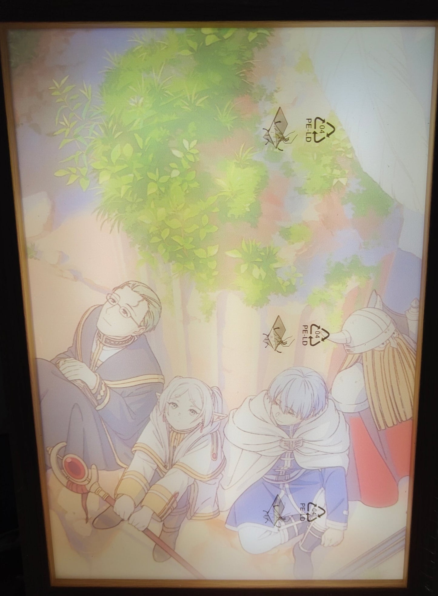 Frieren: Beyond Journey's End - Frieren Group Style B Light Up Frame Art Portrait