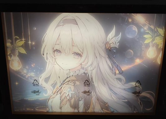 Honkai Star Rail HSR - Firefly Style C Light Up Frame Art Portrait