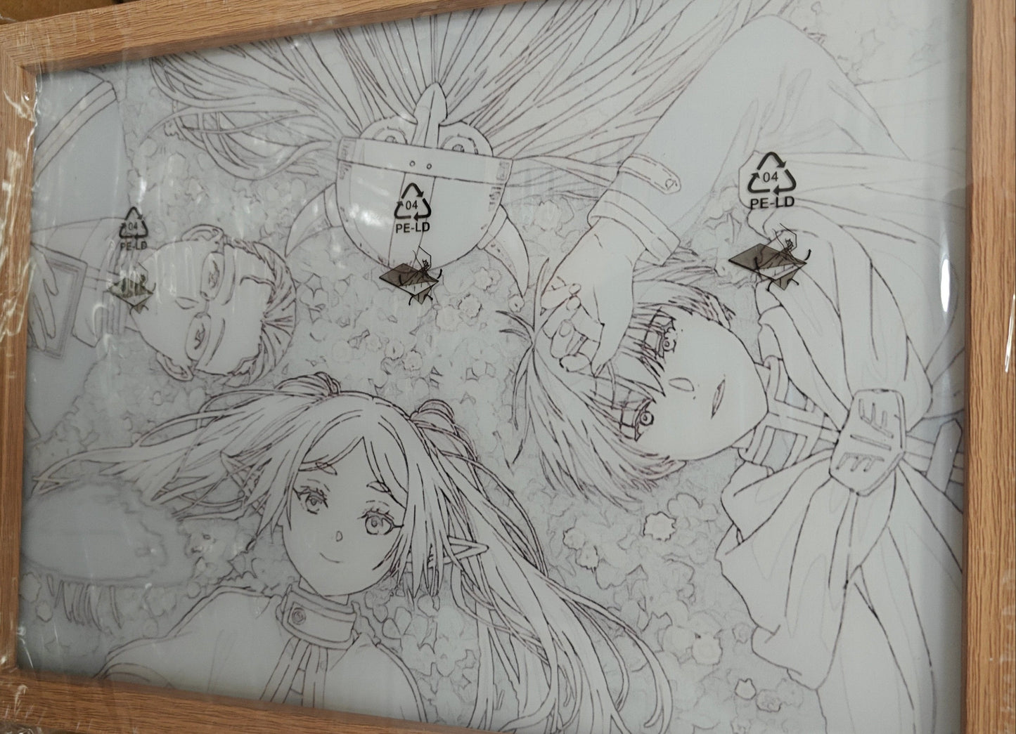 Frieren: Beyond Journey's End - Frieren Group Style D Light Up Frame Art Portrait