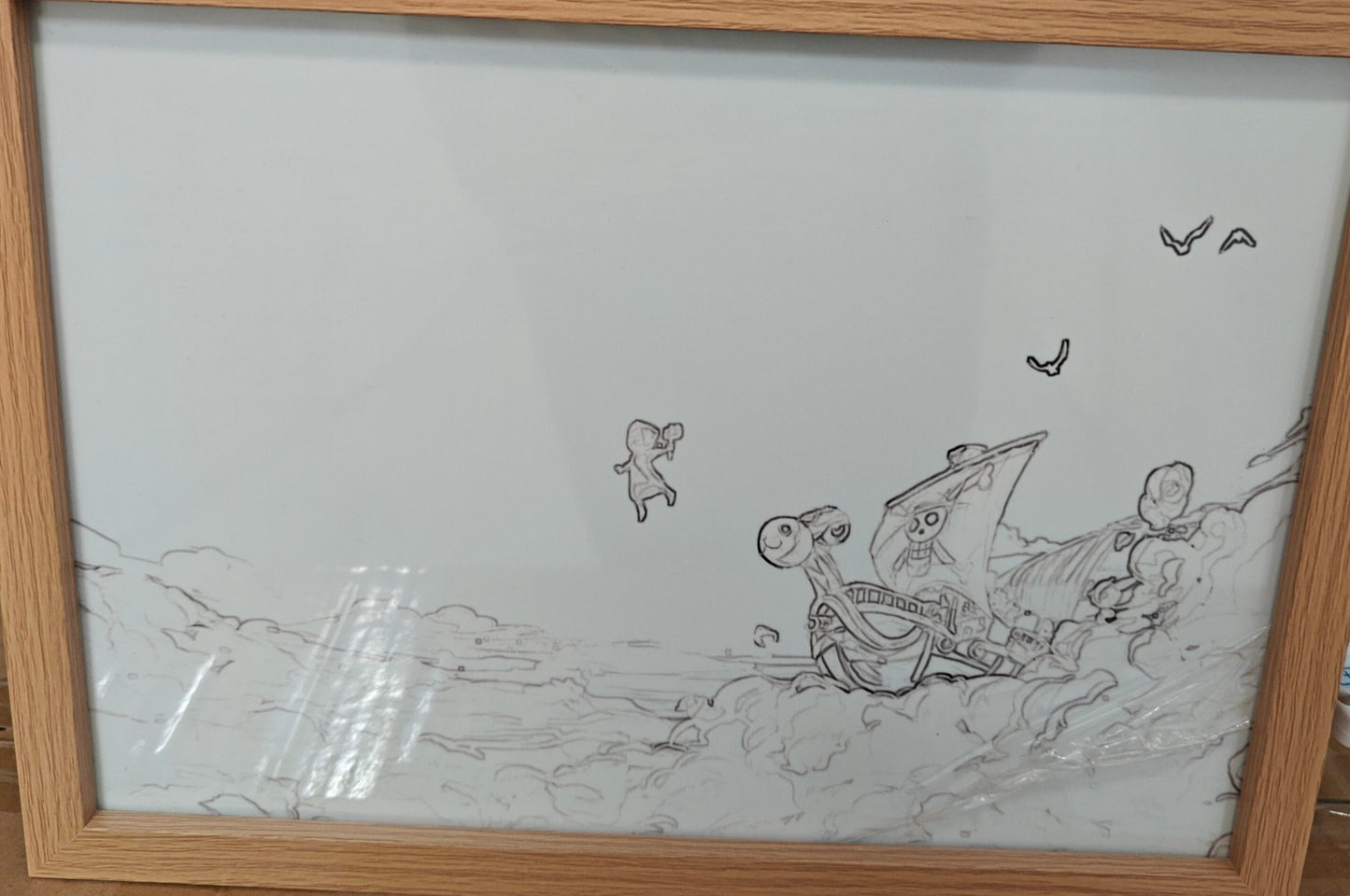 One Piece - Going Merry Light Up Frame Art Portrait