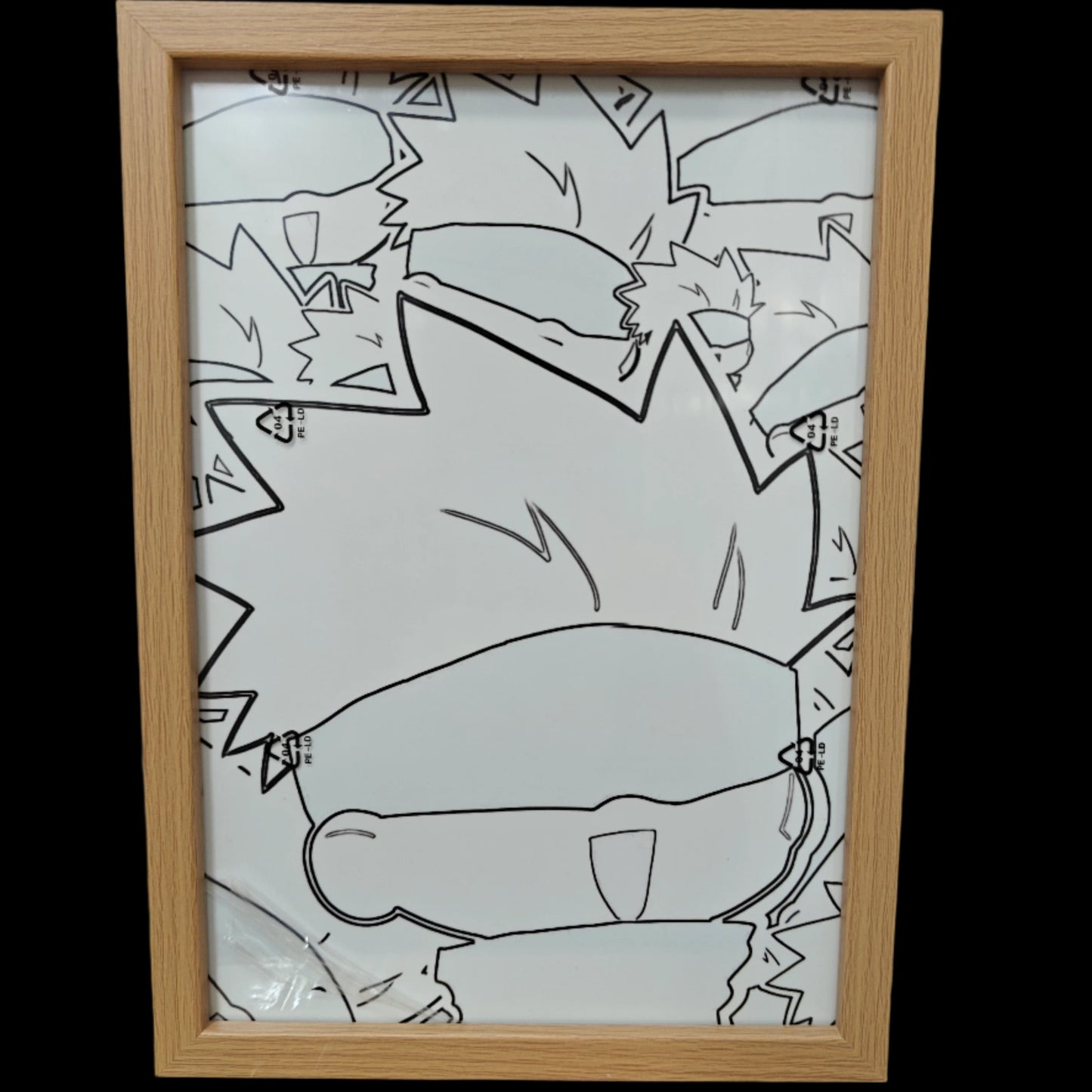 Jujutsu Kaisen - Gojo style 7 Light Up Frame Art Portrait