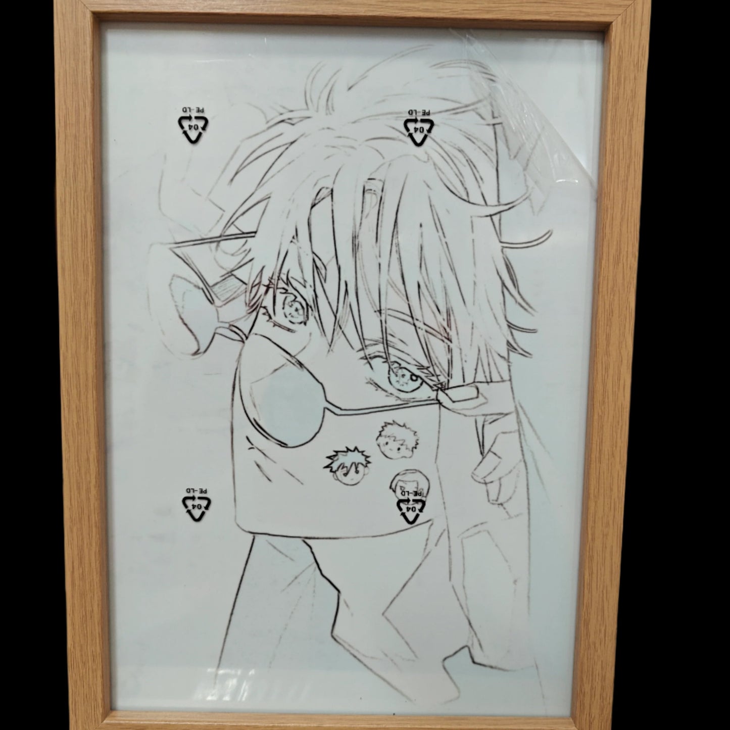 Jujutsu Kaisen - Gojo style 8 Light Up Frame Art Portrait