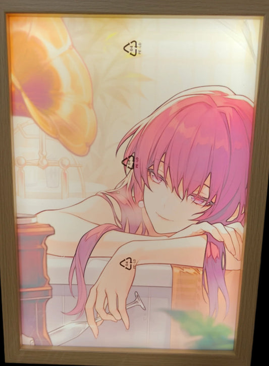 Honkai Star Rail HSR - Kafka Style B Light Up Frame Art Portrait