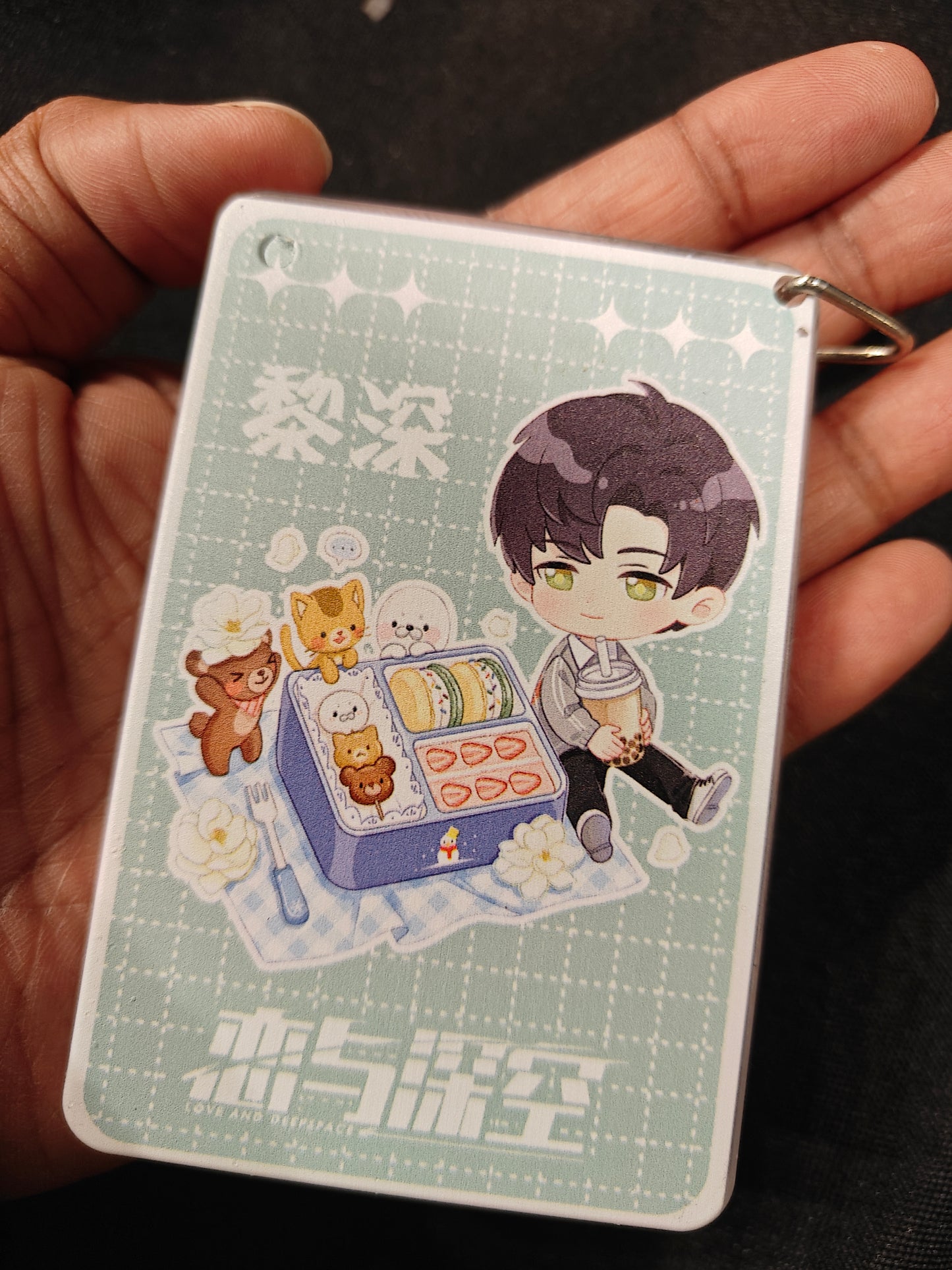 Love and Deepspace - Zayne Style 4 Acrylic Glitter Keychain