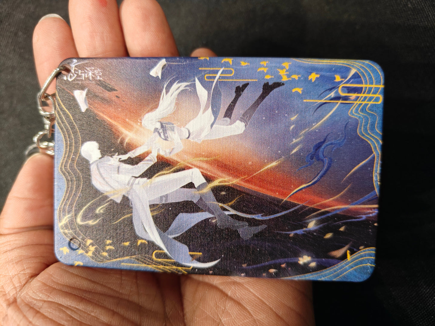 Love and Deepspace - Caleb Style 3 Acrylic Glitter Keychain