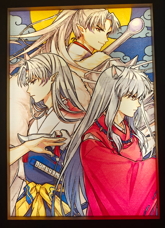 Inuyasha - Family Light Up Frame Art Portrait