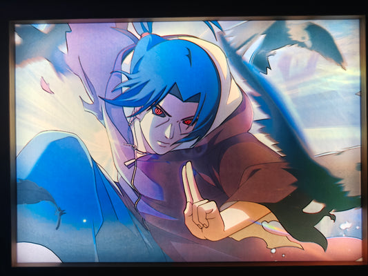 Naruto Shippuden - Edo Tensei Itachi Light Up Frame Art Portrait