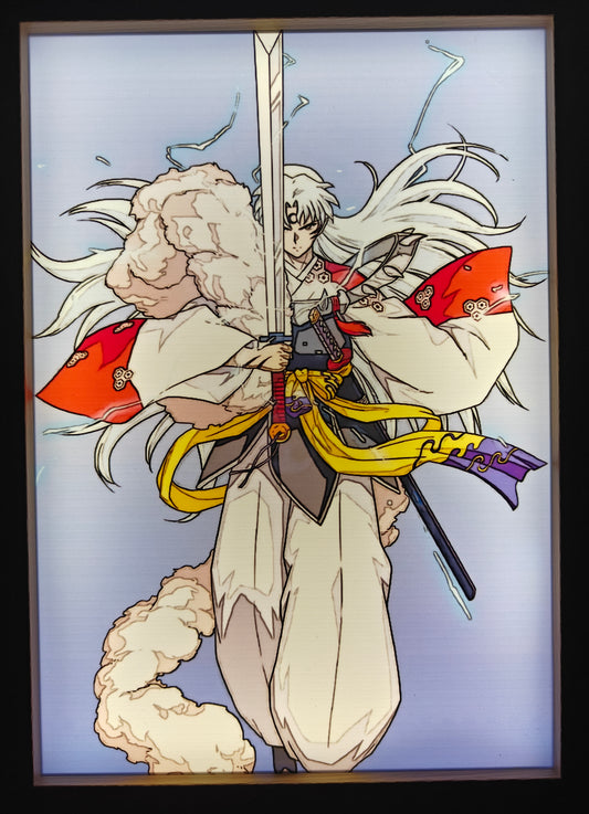 Inuyasha - Sesshomaru Style 2 Light Up Frame Art Portrait