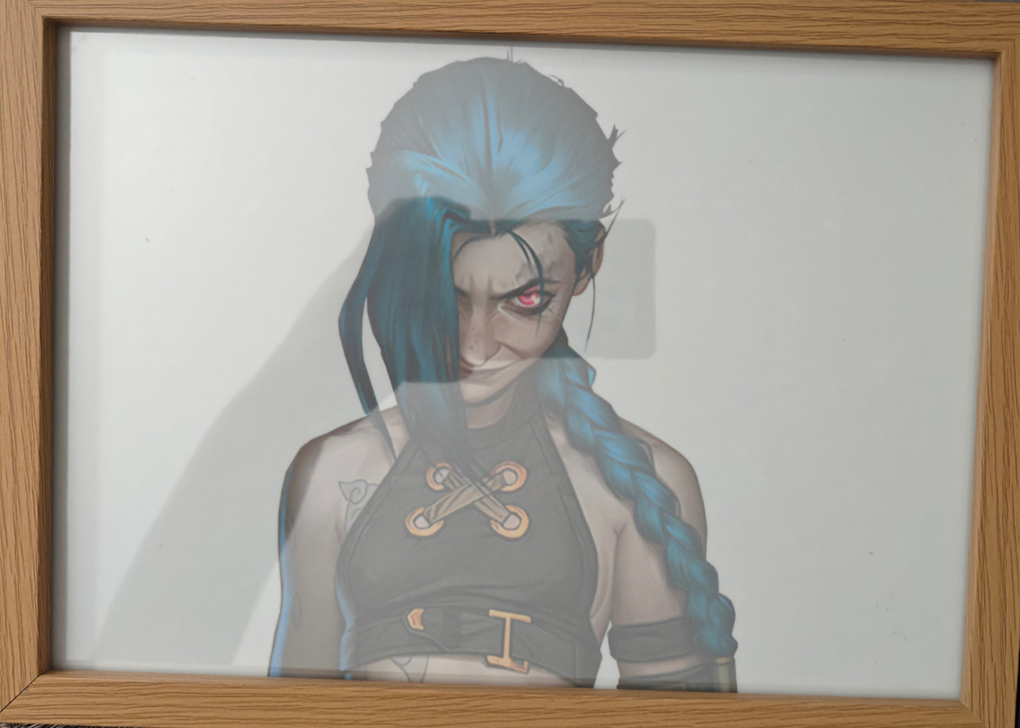 Arcane - Jinx Light Up Frame Art Portrait