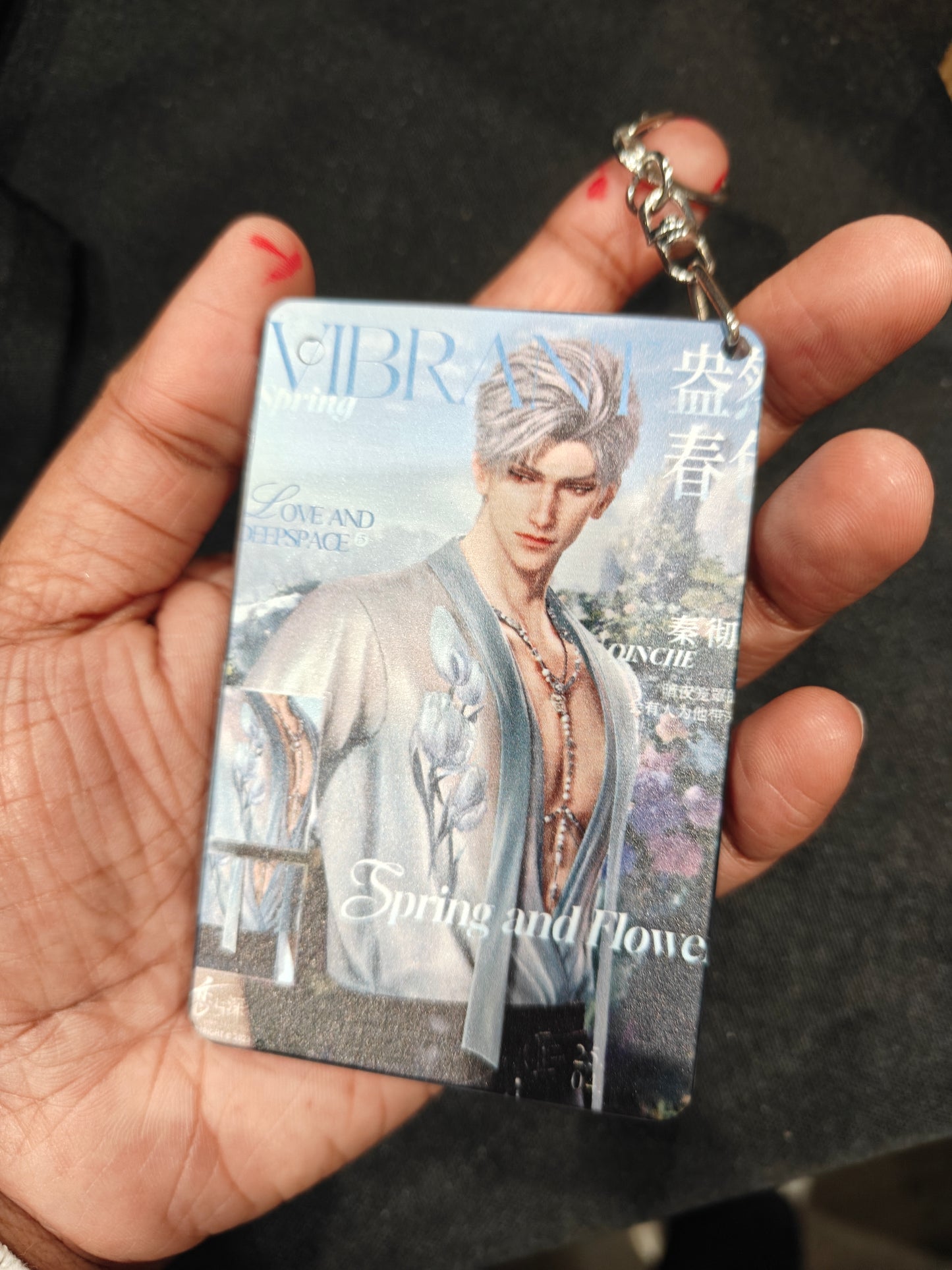 Love and Deepspace - Sylus Style 3 Acrylic Glitter Keychain