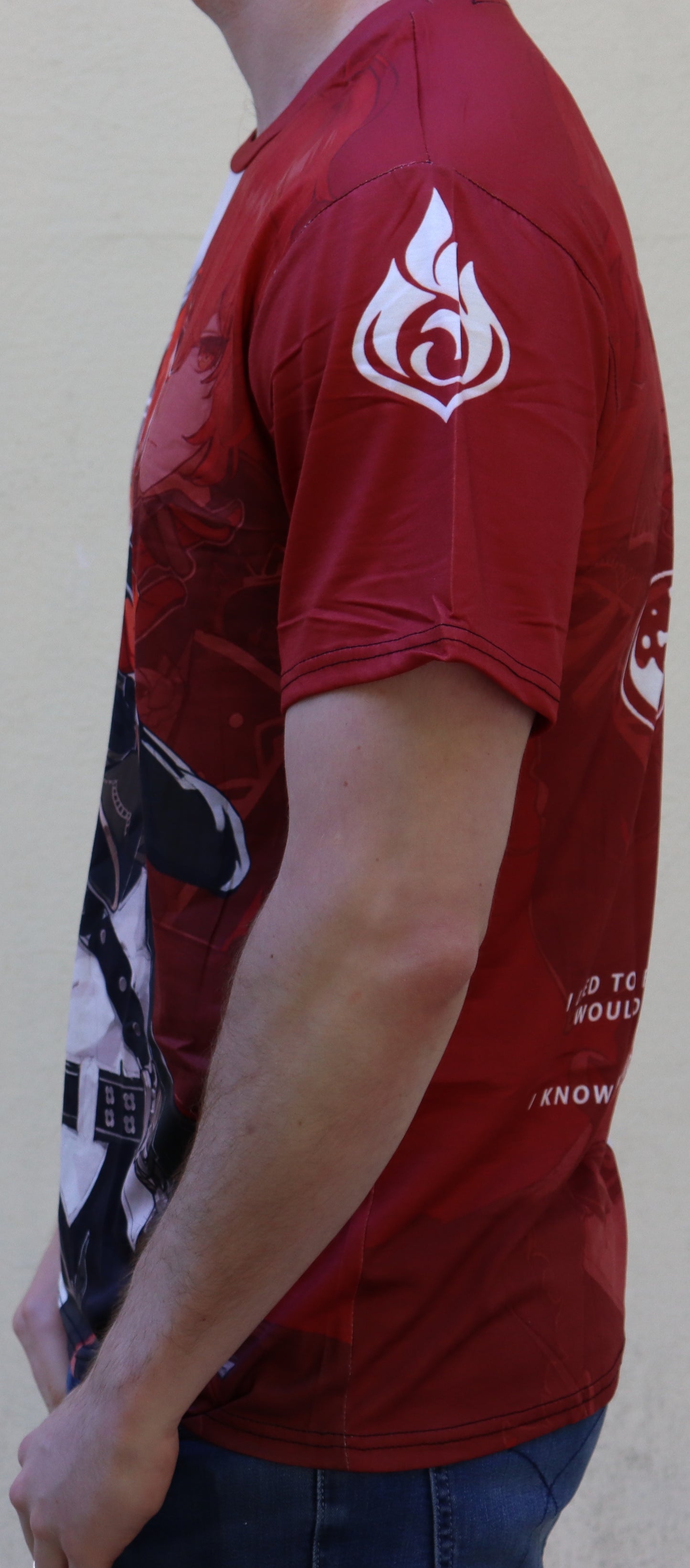 Genshin Impact - Diluc Ragnvindr TShirt (Price Does Not Include Shipping - Please Read Description)