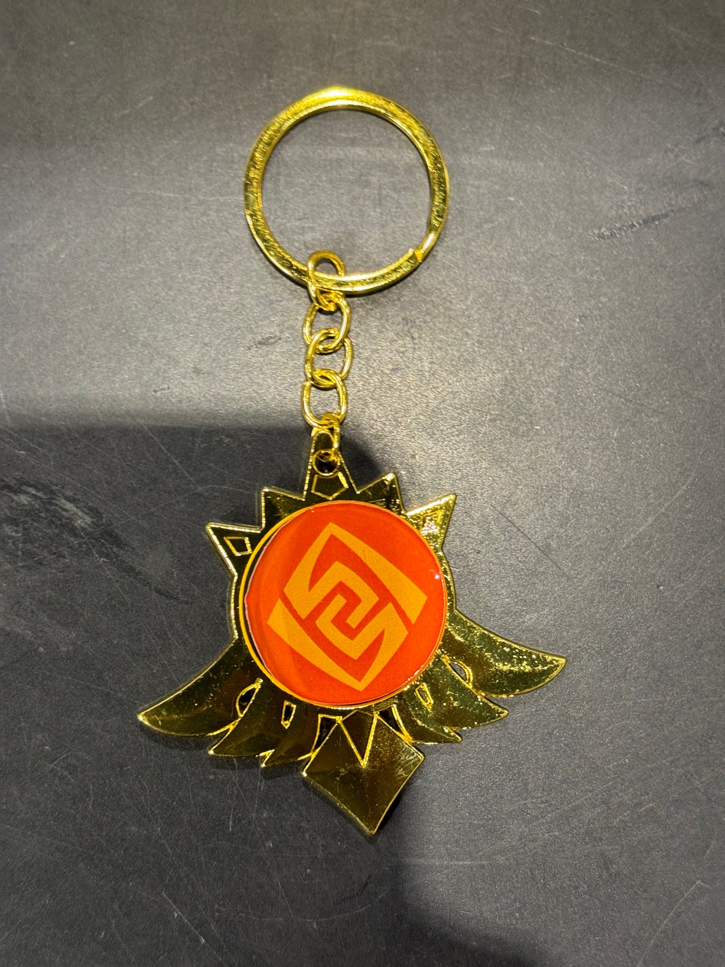 Genshin Impact - Geo Mondtstat Vision Metal Keychain
