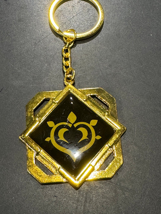 Genshin Impact - Dendro Liyue Vision Metal Keychain