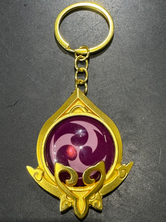 Genshin Impact - Electro Sumeru Vision Metal Keychain