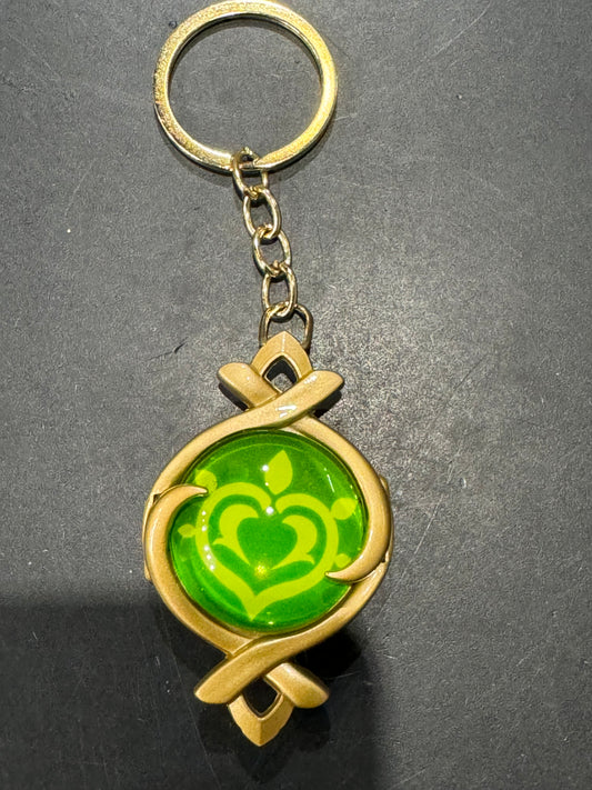 Genshin Impact - Dendro Fontaine Vision Metal Keychain