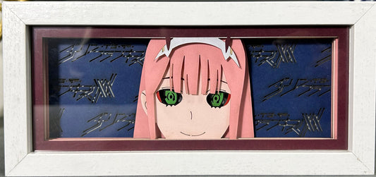 Darling in the Franxx - Zero Two Light Box (Shipping Calculated At Checkout)
