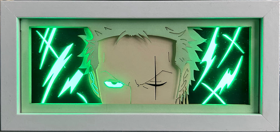 One Piece - Zoro Light Box (Shipping Calculated At Checkout)