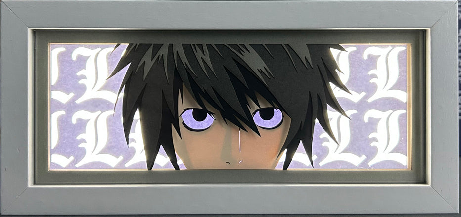 Death Note - L Light Box (Shipping Calculated At Checkout)
