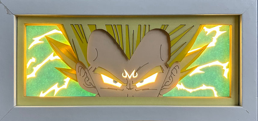 Dragon Ball - Vegeta Light Box (Shipping Calculated At Checkout)
