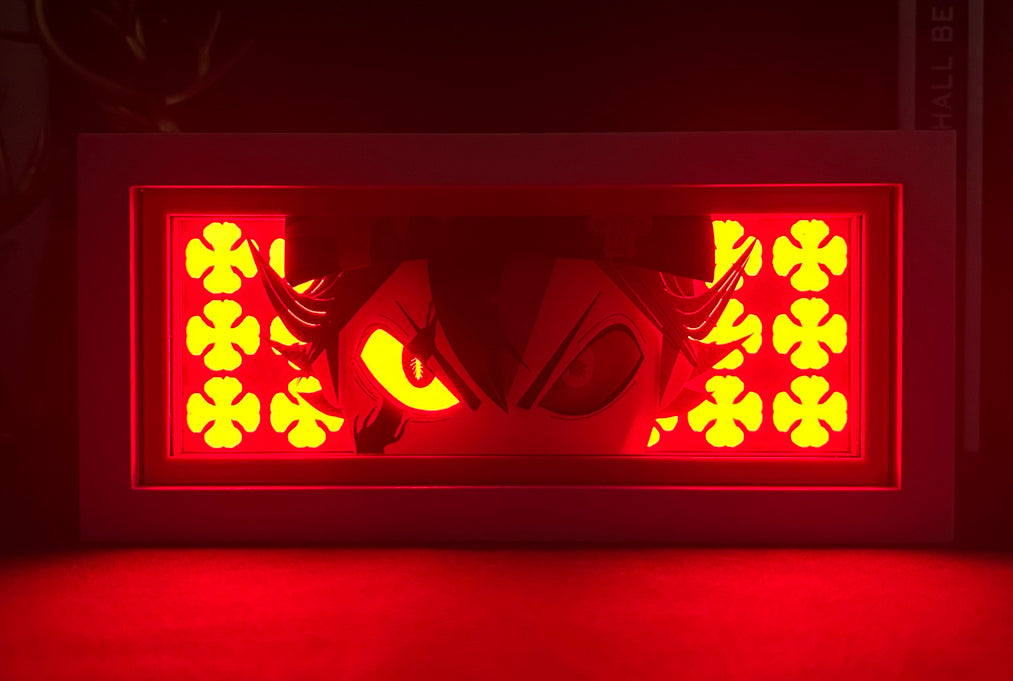 Black Clover- Asta Light Box (Shipping Calculated At Checkout)