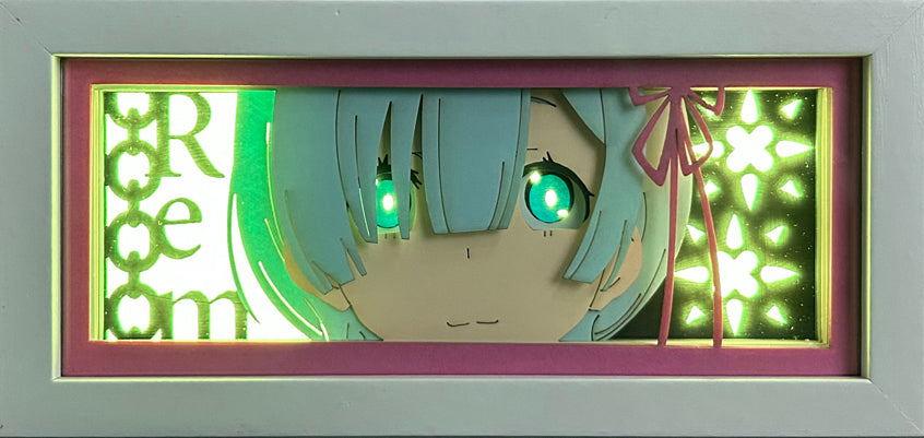 Re Zero - Rem Light Box (Shipping Calculated At Checkout)