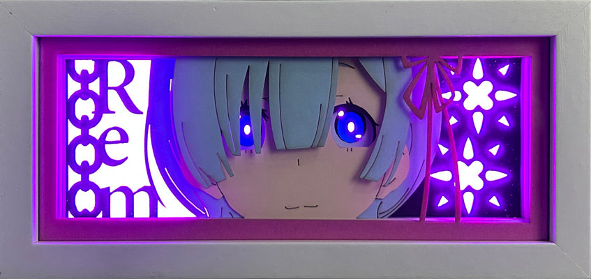 Re Zero - Rem Light Box (Shipping Calculated At Checkout)