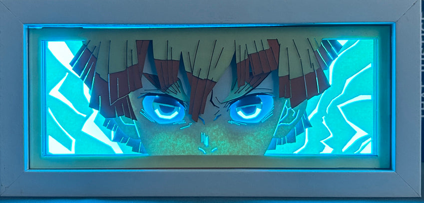 Demon Slayer - Zenitsu Light Box (Shipping Calculated At Checkout)