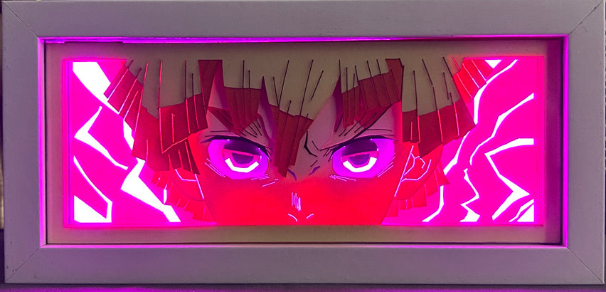 Demon Slayer - Zenitsu Light Box (Shipping Calculated At Checkout)