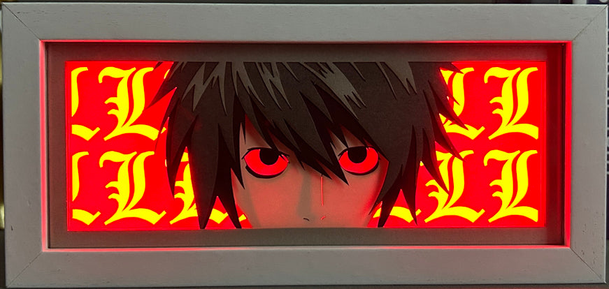 Death Note - L Light Box (Shipping Calculated At Checkout)