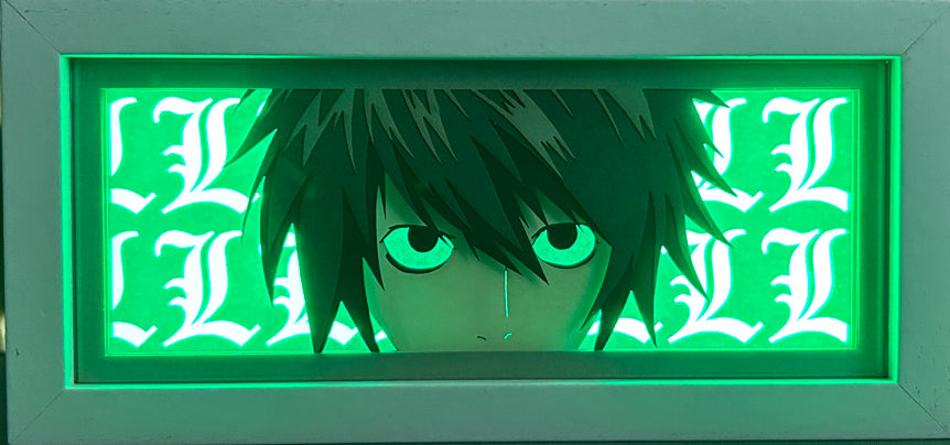 Death Note - L Light Box (Shipping Calculated At Checkout)