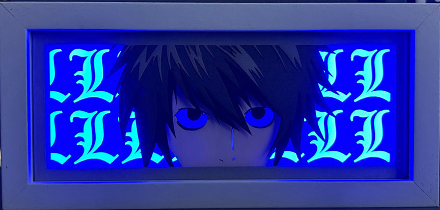 Death Note - L Light Box (Shipping Calculated At Checkout)