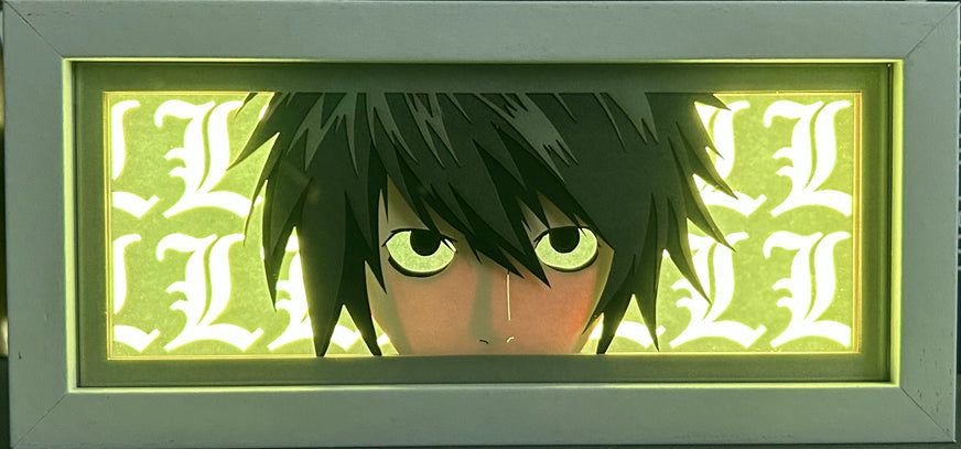 Death Note - L Light Box (Shipping Calculated At Checkout)