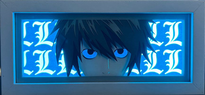 Death Note - L Light Box (Shipping Calculated At Checkout)