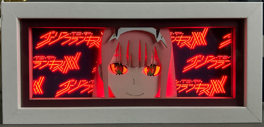 Darling in the Franxx - Zero Two Light Box (Shipping Calculated At Checkout)
