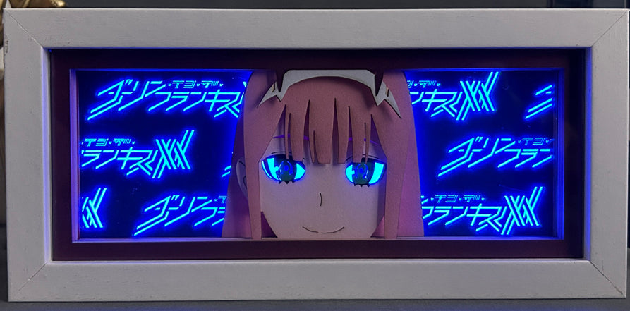 Darling in the Franxx - Zero Two Light Box (Shipping Calculated At Checkout)
