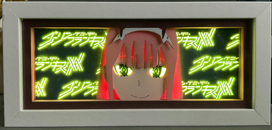 Darling in the Franxx - Zero Two Light Box (Shipping Calculated At Checkout)